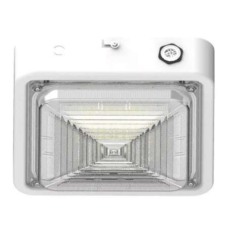 Westgate Square Garage and Ceiling Lights, White, 10W/20W/30W, 3900LM, 120-277V CXES-10-30W-MCTP-WH